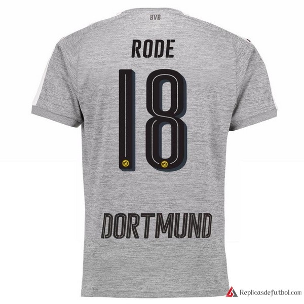 Camiseta Borussia Dortmund Tercera equipación Rode 2017-2018
